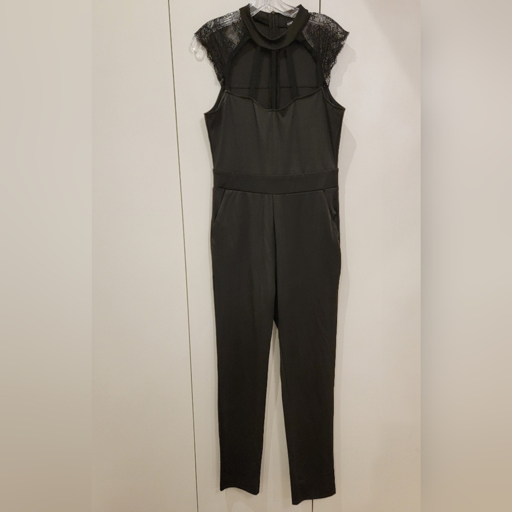 ChicMe cutout lace jumpsuit